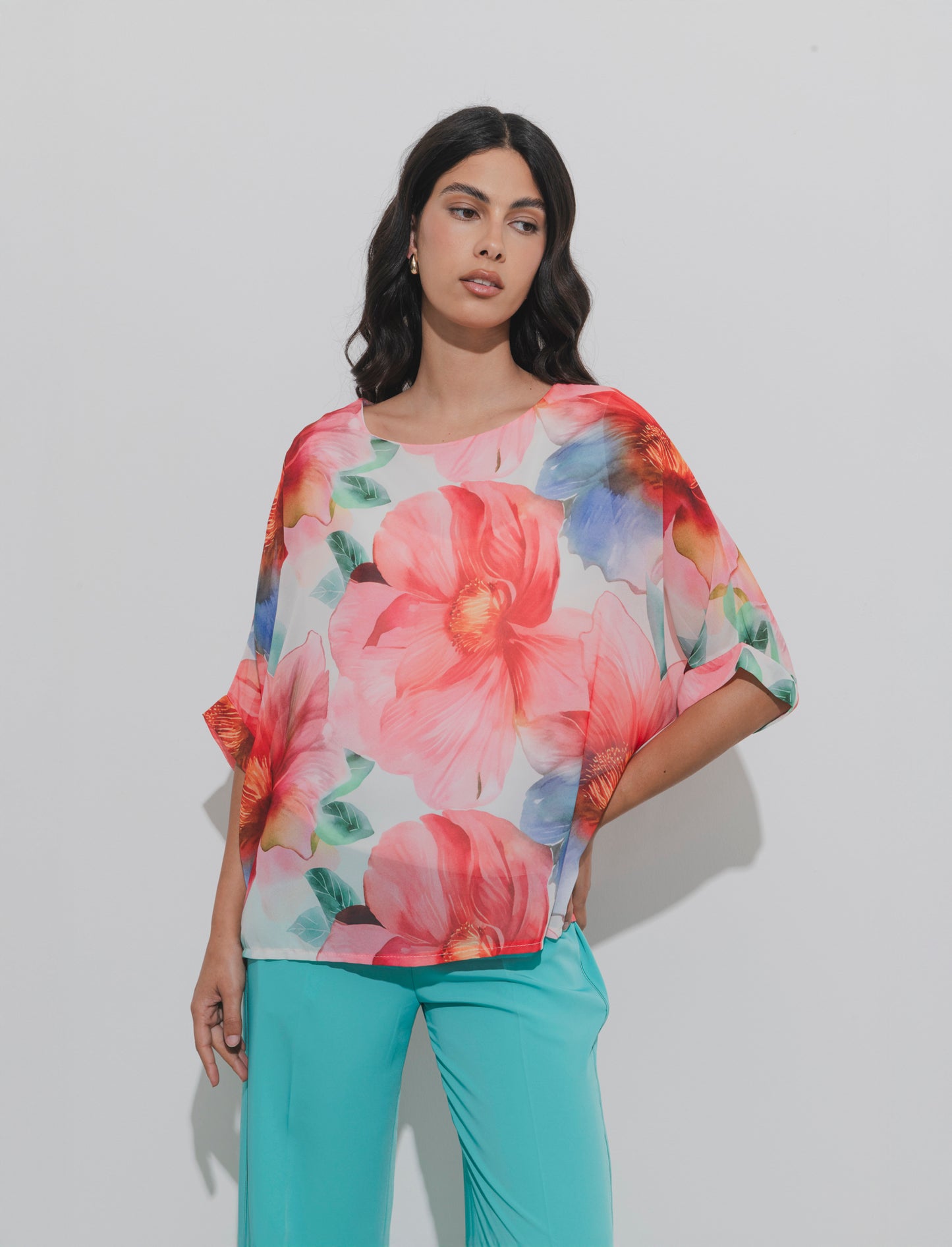 Casacca stampata da donna - Rosso