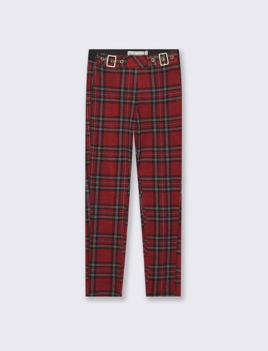 Leggings  da bambina quadri - Fantasia