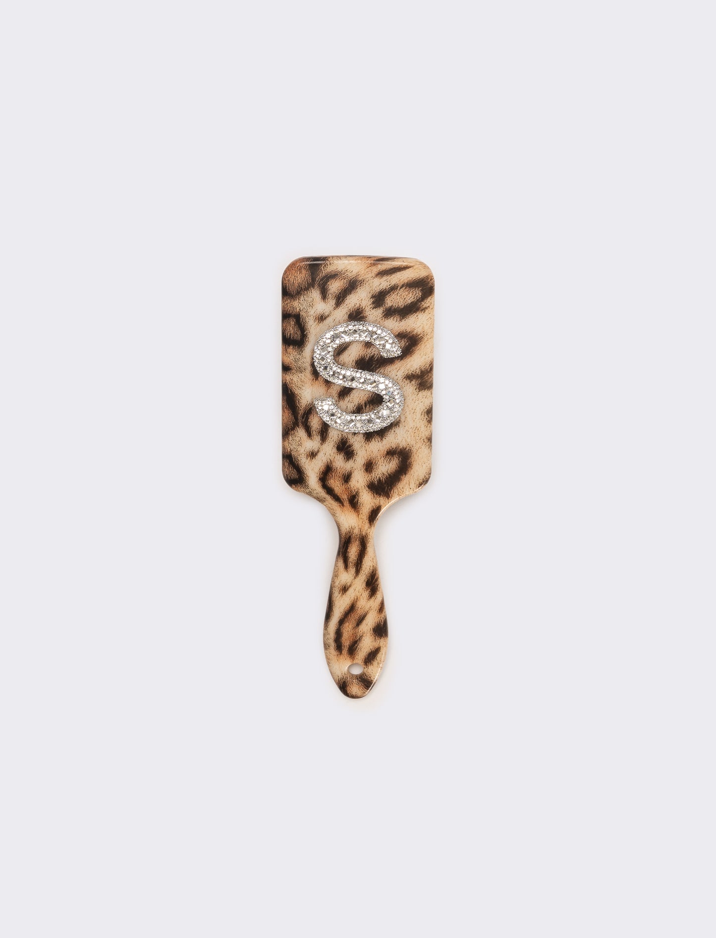 Spazzola leopardata con lettera donna - var 1