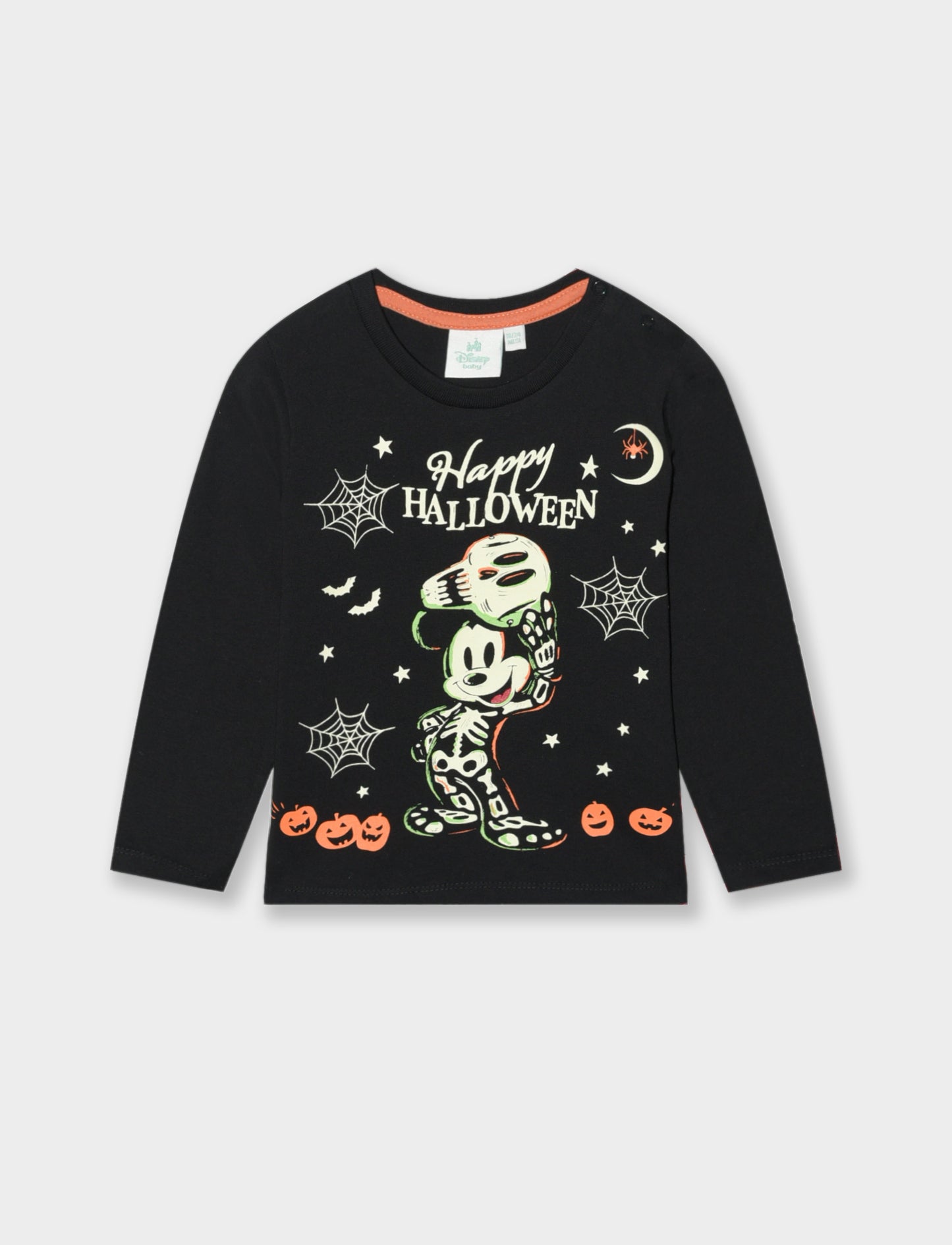 Maglietta Halloween Mickey Mouse - Nero