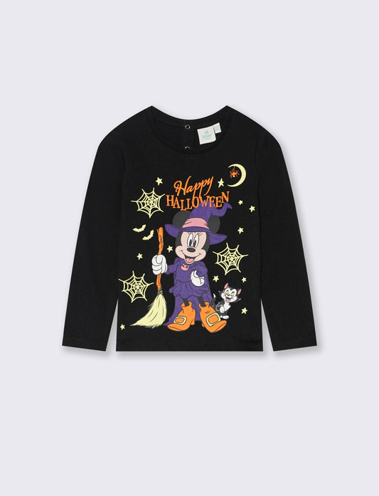 Maglietta Minnie Halloween - Nero