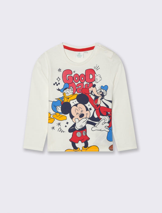 Maglietta Mickey Mouse & friends - Bianco latte