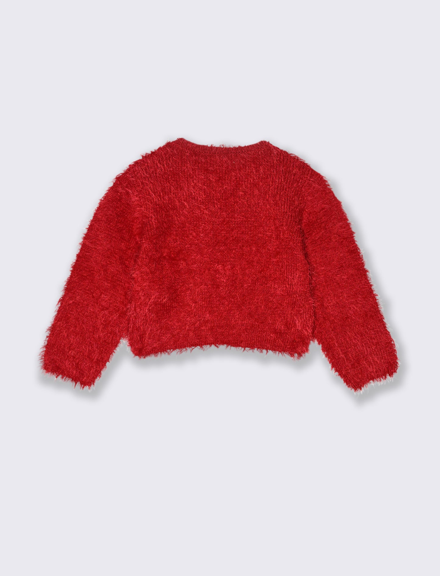 Cardigan con fiocco - Rosso