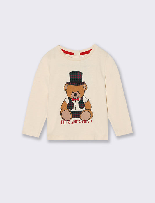 T shirt orsetto - Beige