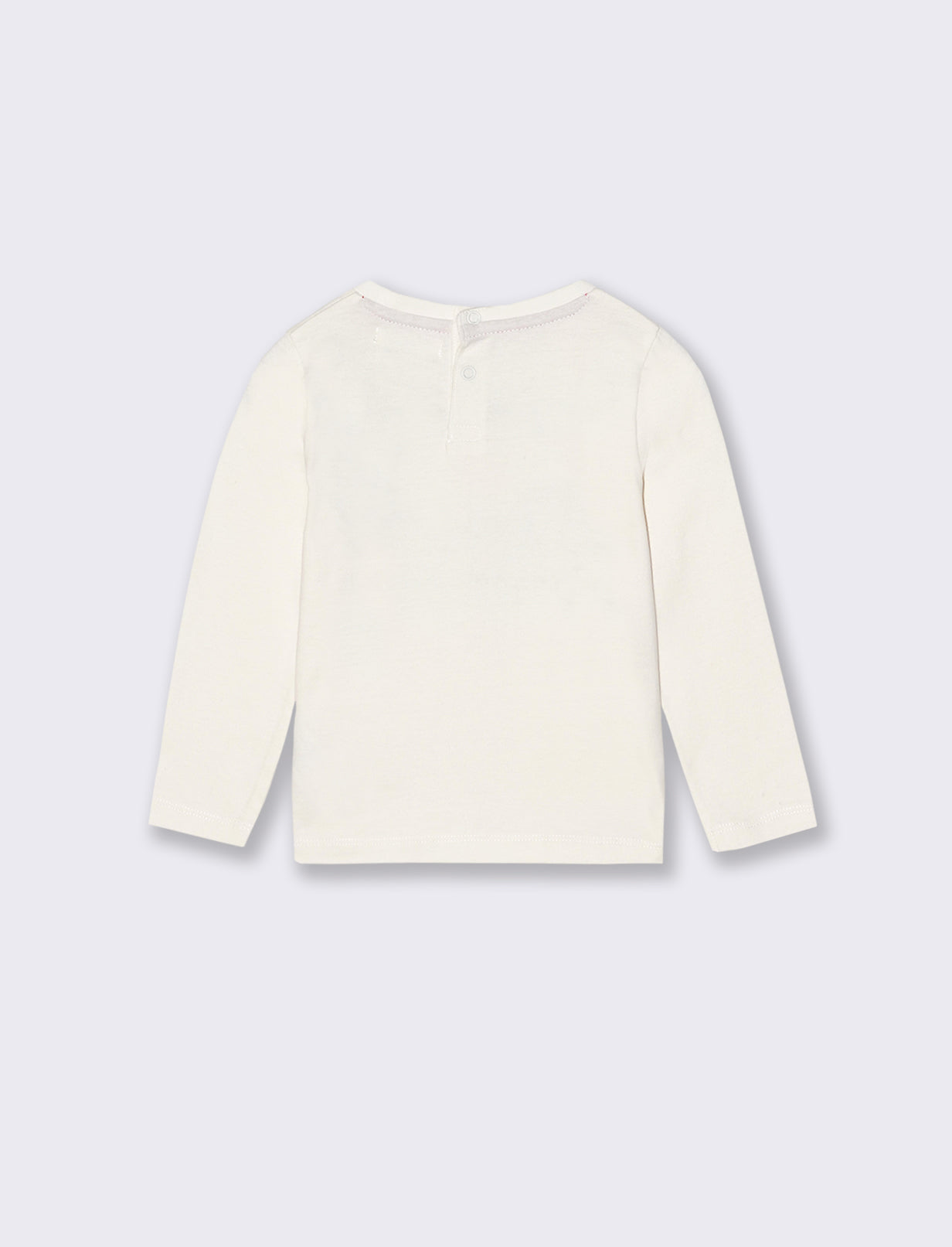 T shirt stampa pinguini - Bianco latte
