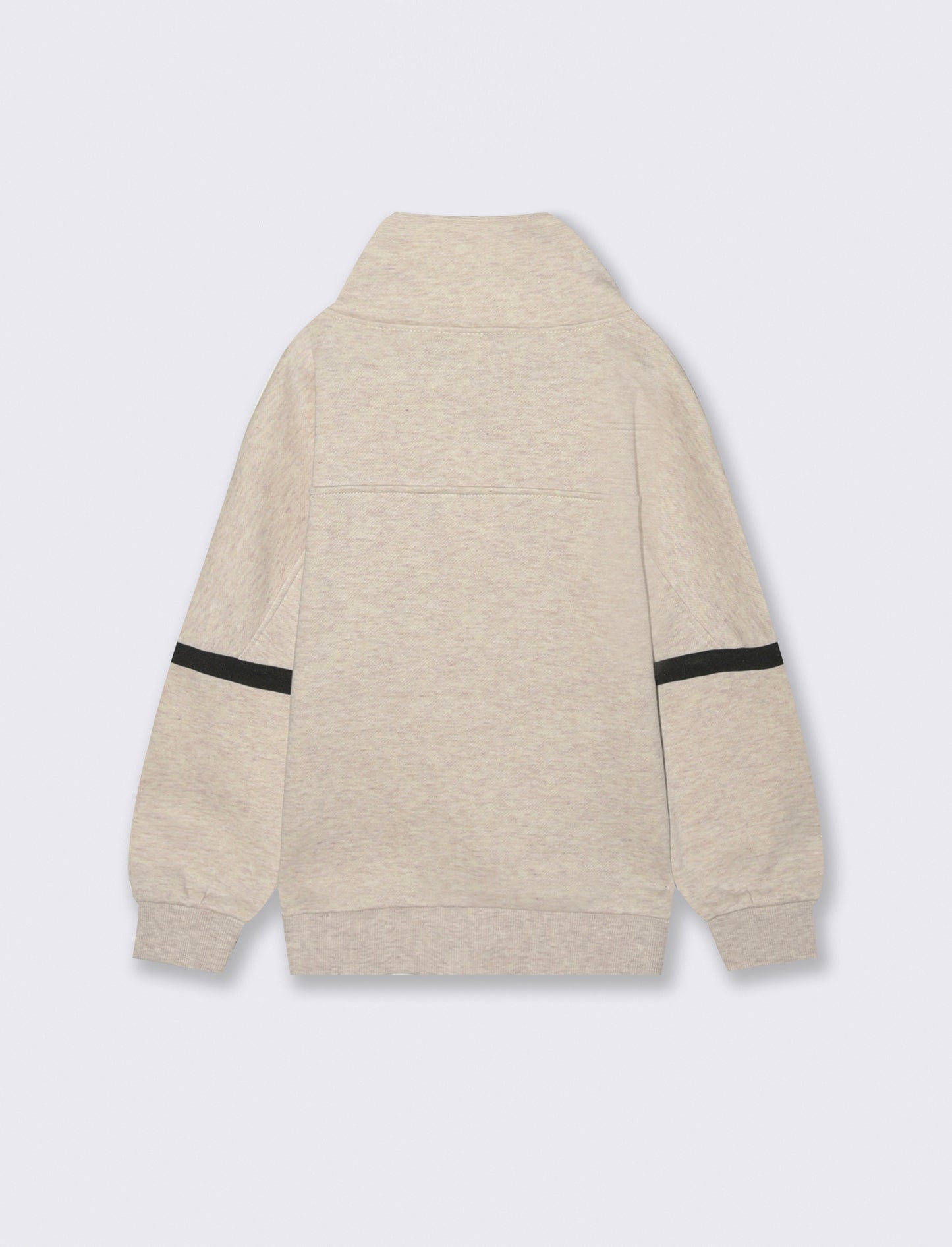 FELPA COLLO ALTO - Beige