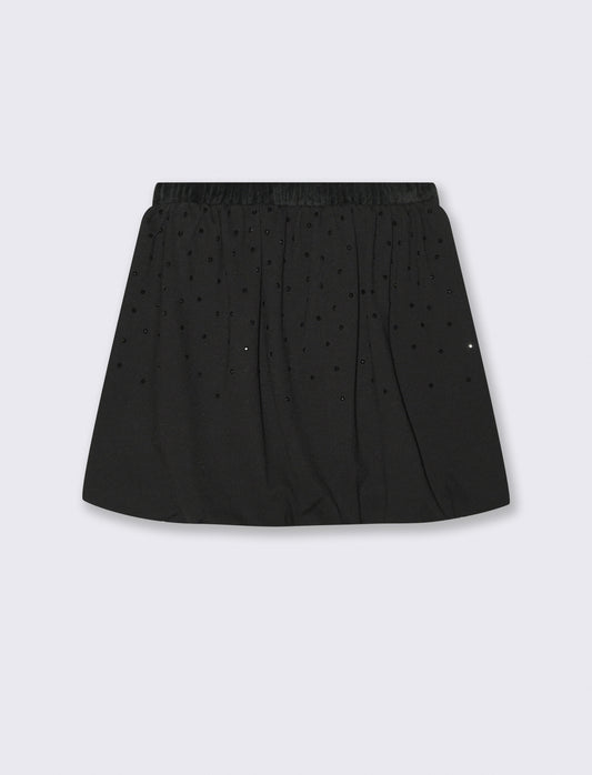Gonna con strass - Nero