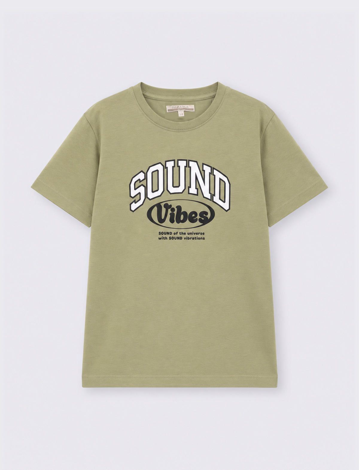 T-shirt con stampa - Verde chiaro