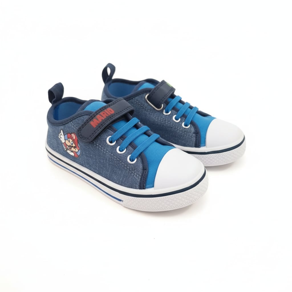 Sneakers Mario Bros© da bambino - Blu