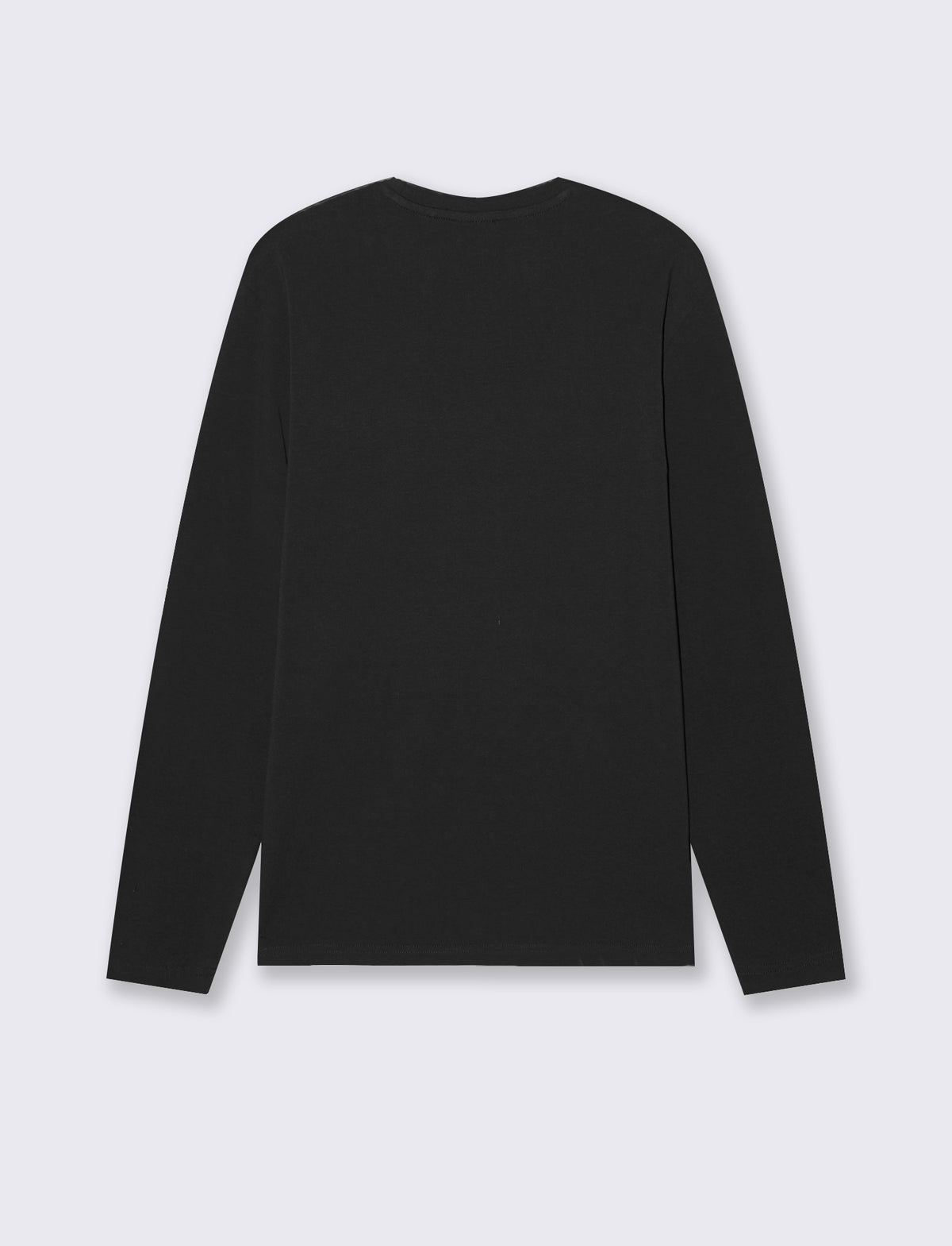 T-SHIRT MANICA LUNGA SLIM FIT - Nero