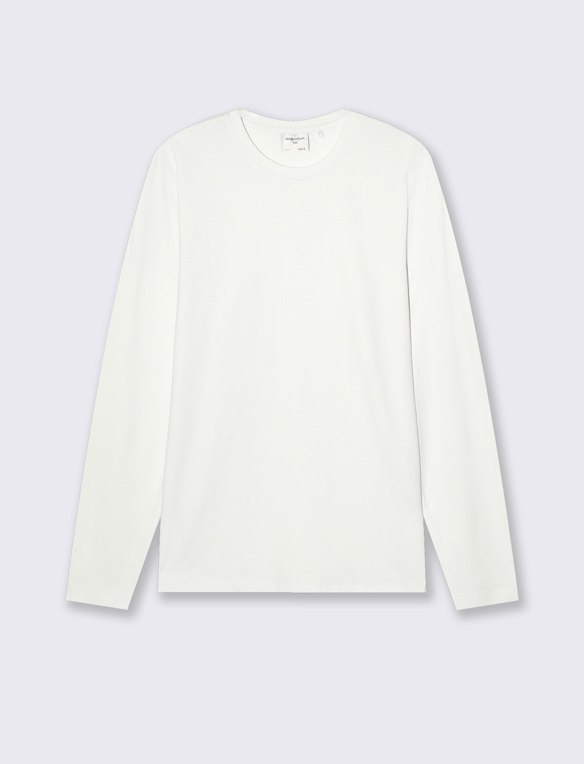 T-SHIRT MANICA LUNGA SLIM FIT - Bianco