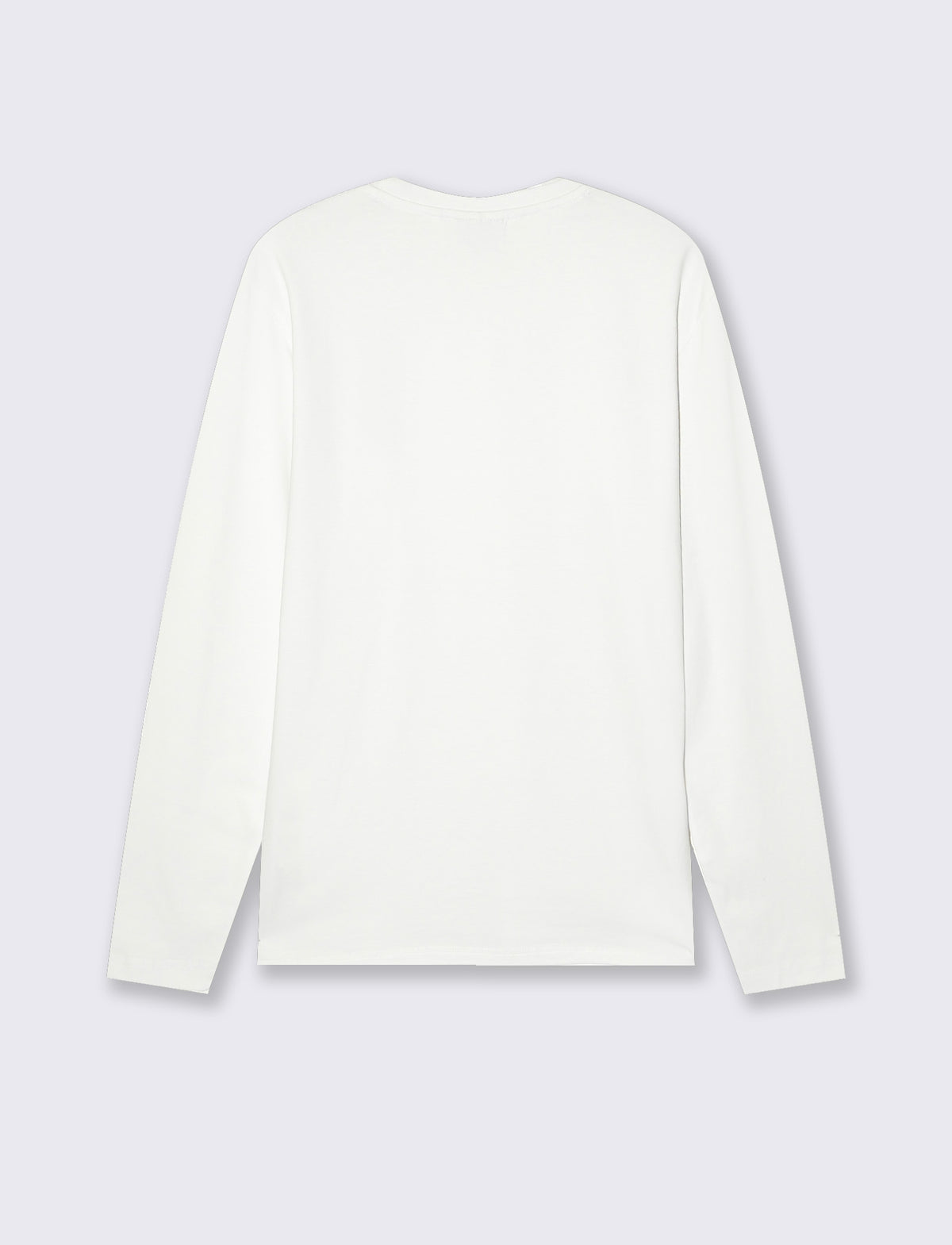 T-SHIRT MANICA LUNGA SLIM FIT - Bianco
