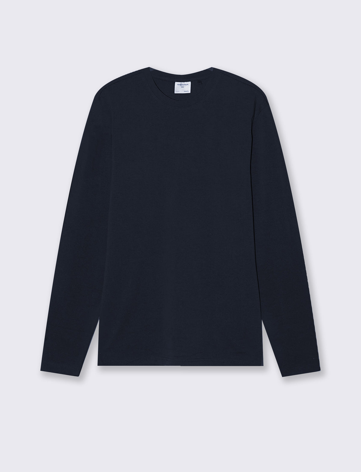T-SHIRT MANICA LUNGA SLIM FIT - Blu
