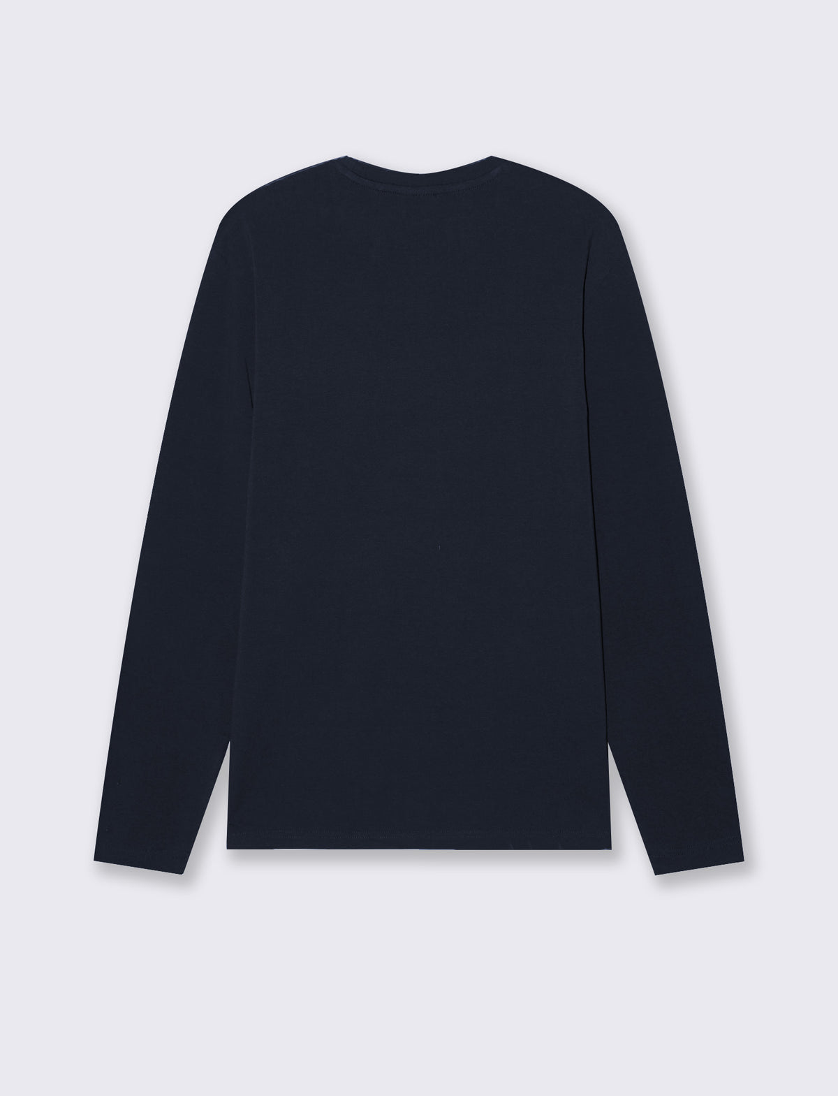T-SHIRT MANICA LUNGA SLIM FIT - Blu