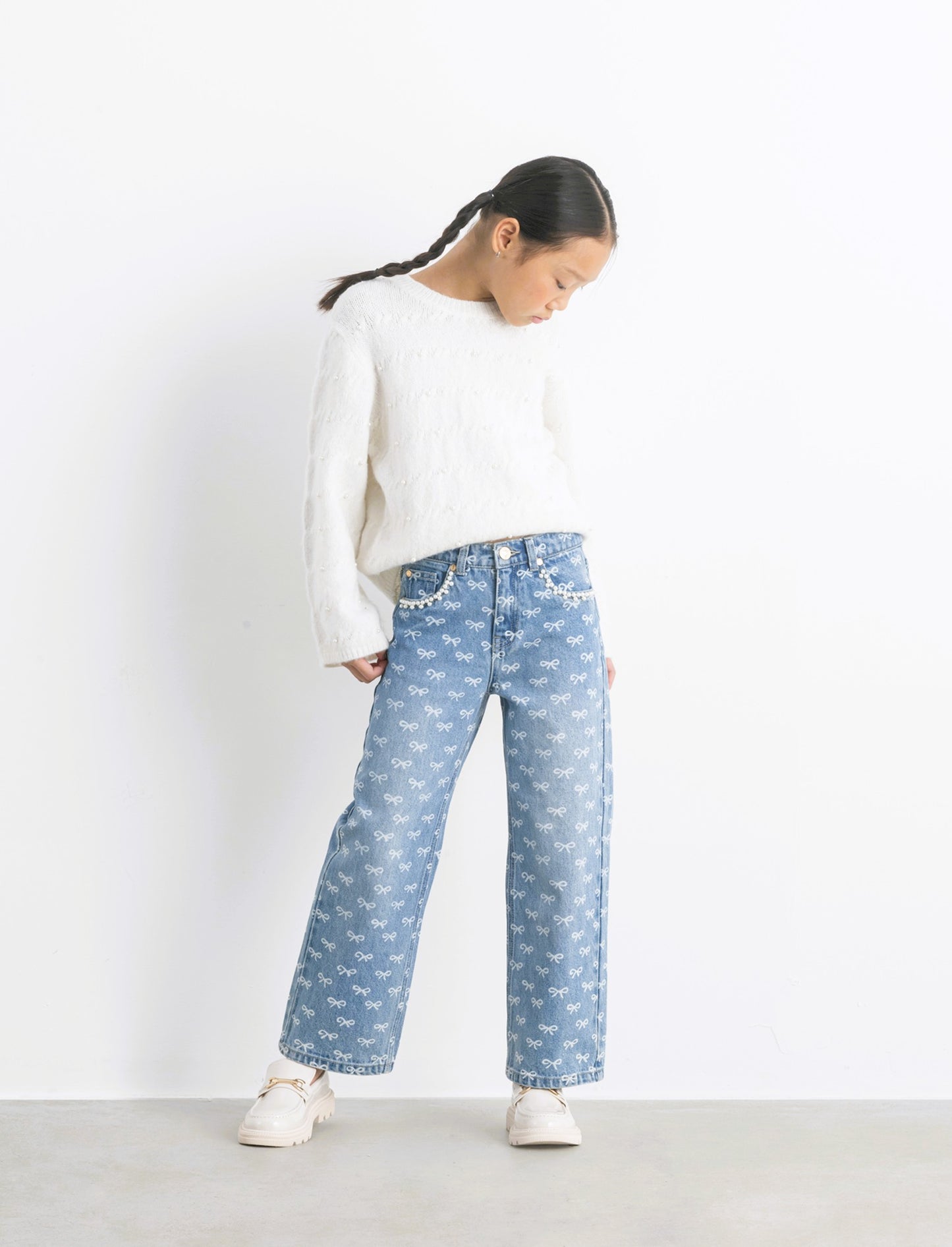 Jeans gamba larga - Denim