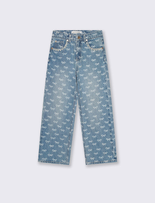 Jeans gamba larga - Denim