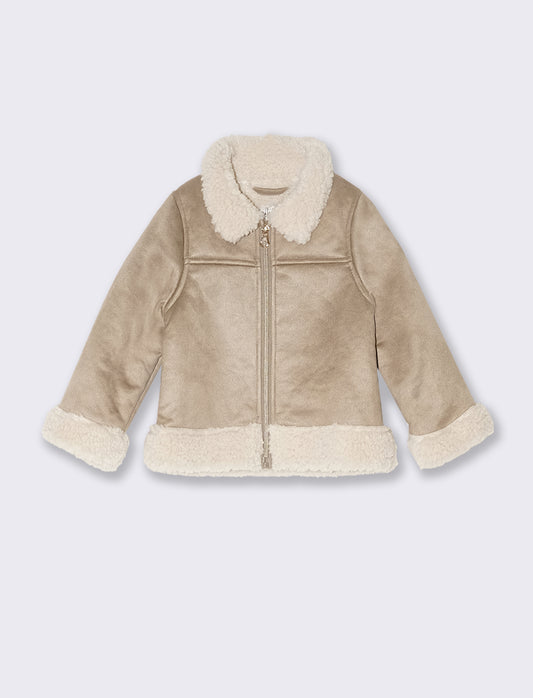 Giaccone modello montone - Beige