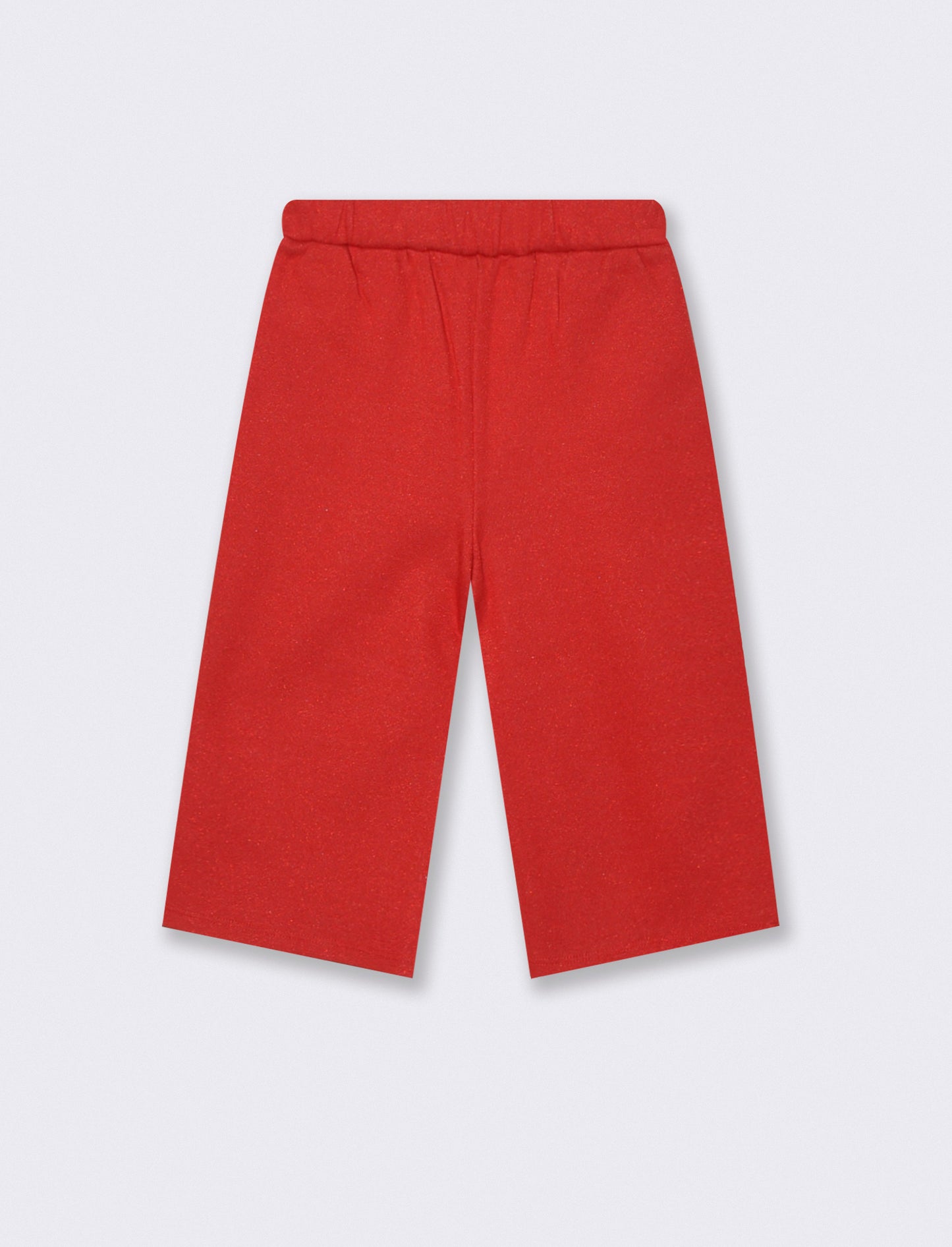 Pantaloni dal tessuto brillante. - Rosso