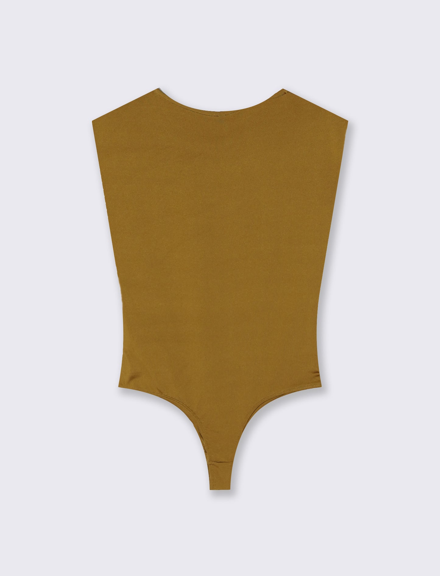 Body with ruching on hips and shoulders - Green