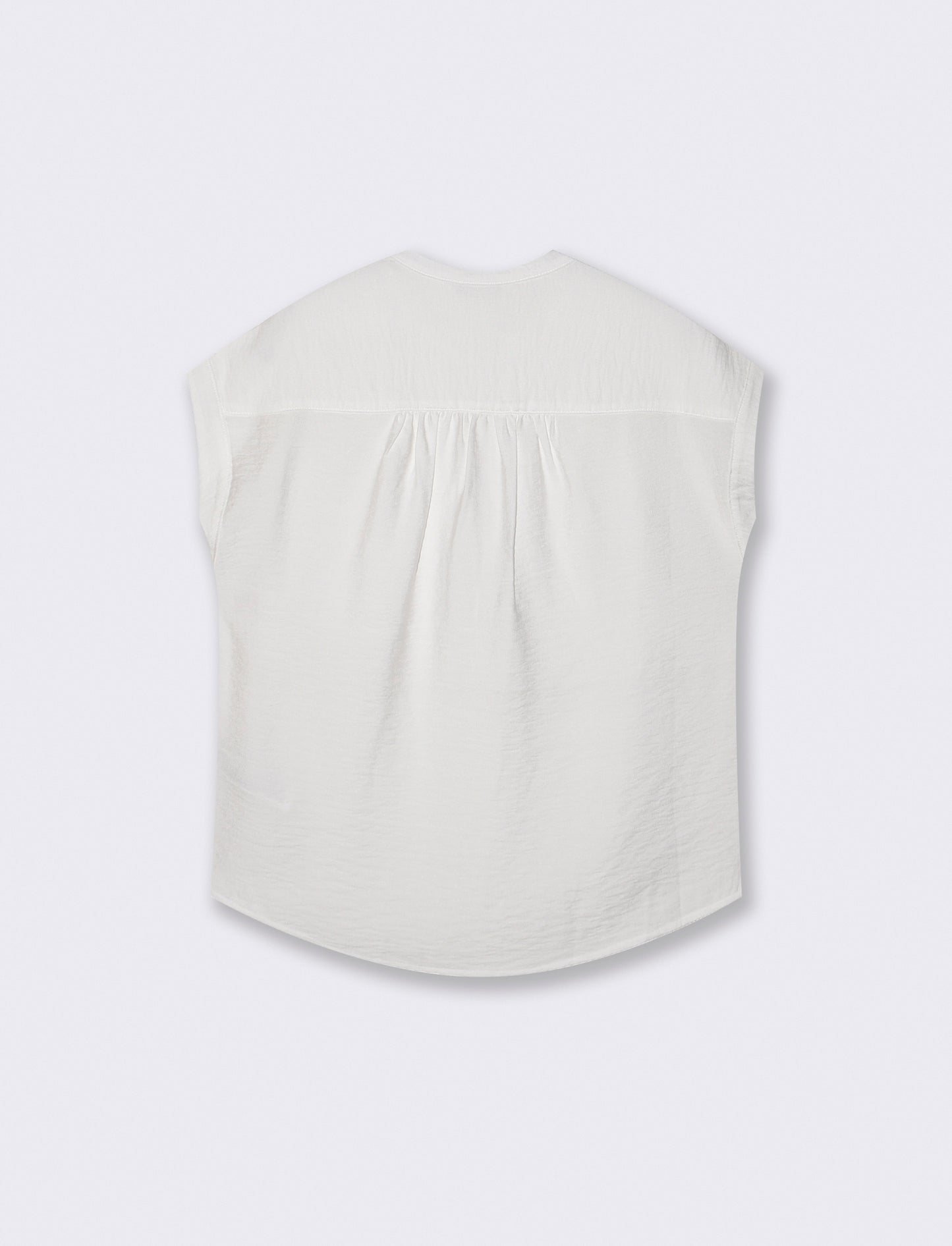 Blusa Giro Manica con Tasca - Avorio