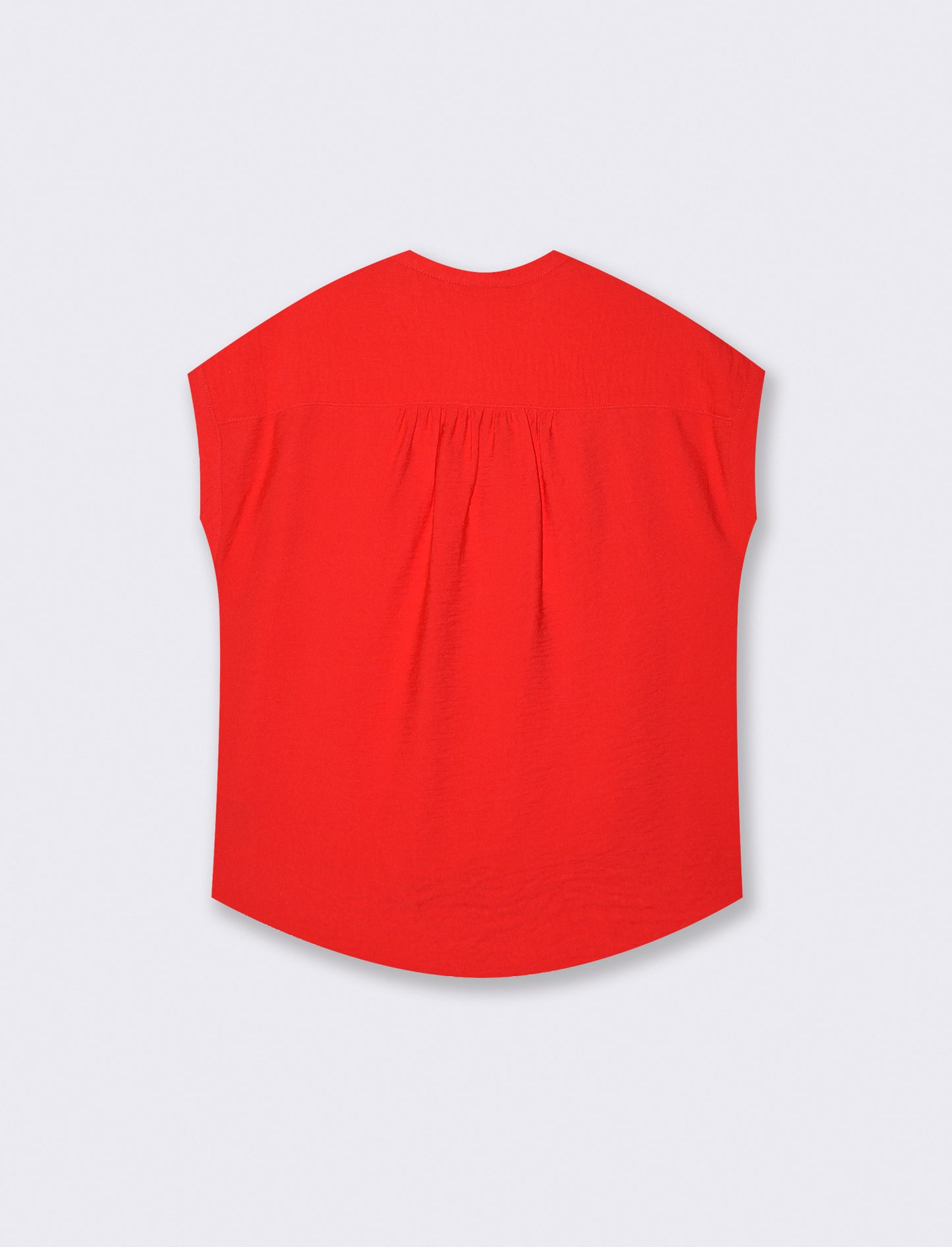 Blusa Giro Manica con Tasca - Corallo
