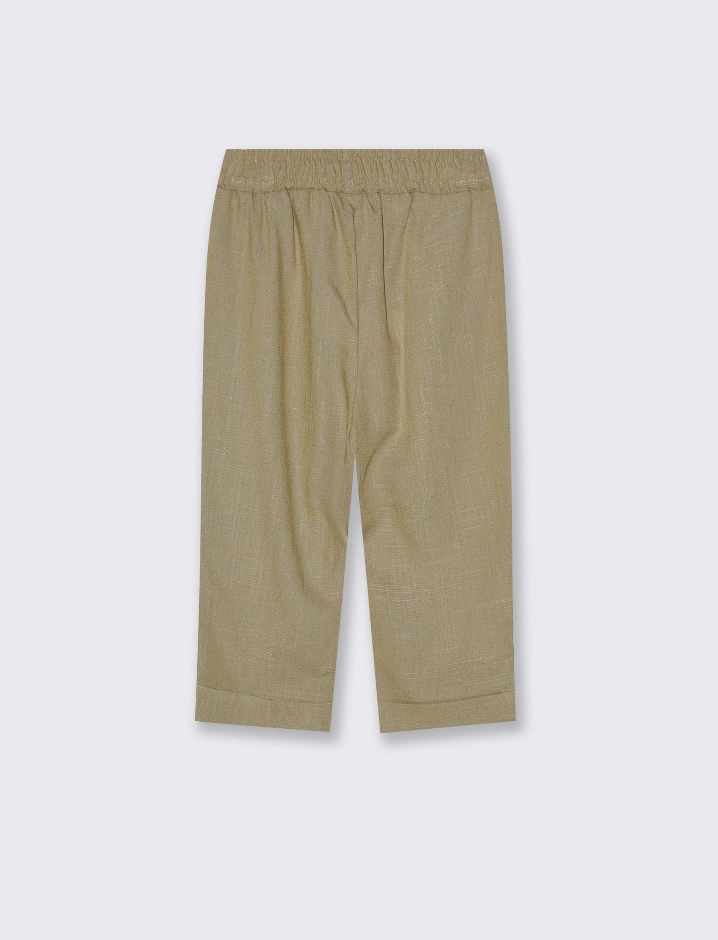 pantaloni in misto lino - Beige
