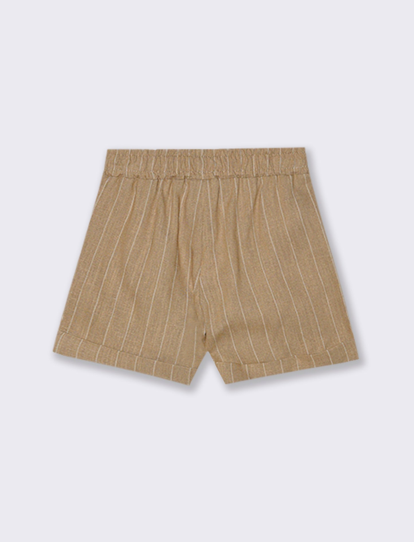 pantaloncini in misto lino - Beige