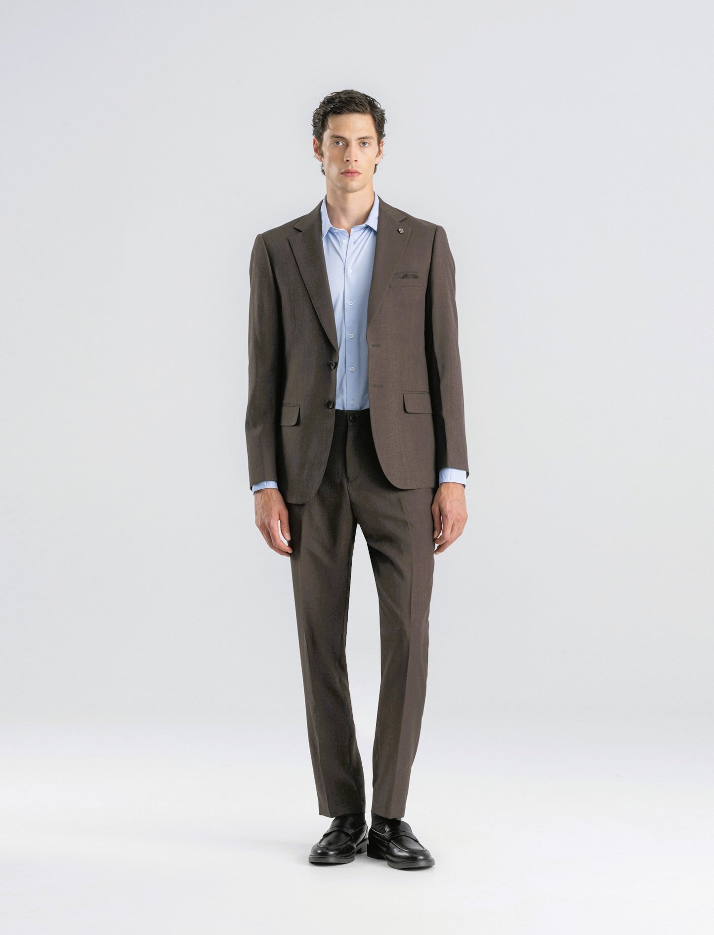 BLAZER DA COMPLETO A QUADRI FORMAL FIT - Moro
