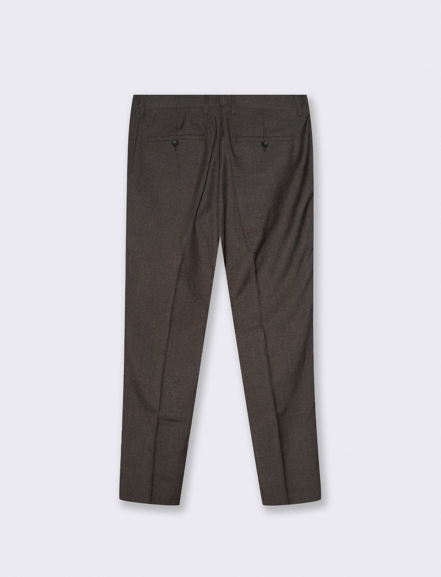 PANTALONI DA COMPLETO A QUADRI FORMAL FIT: - Moro