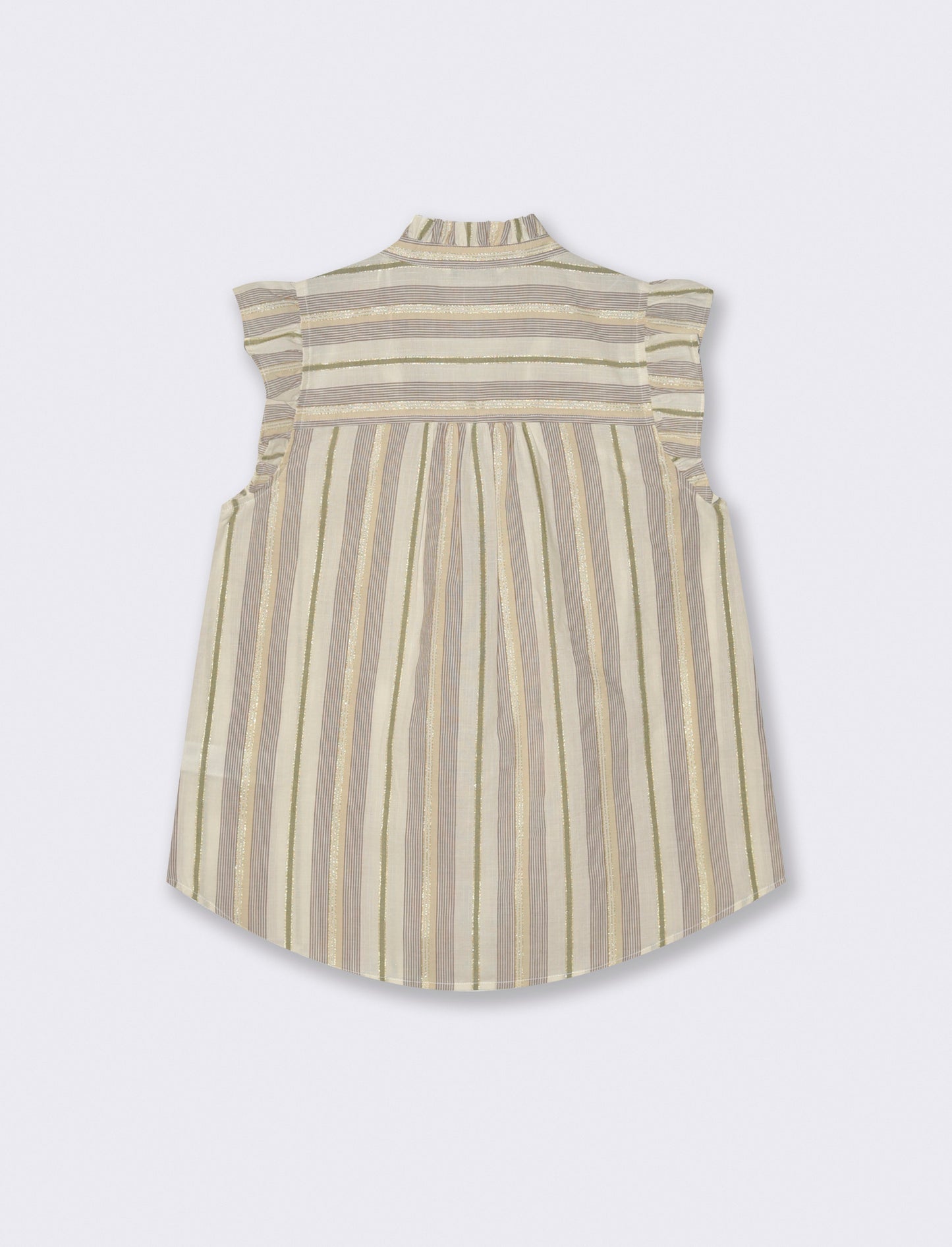 Camicia Giro Maniche con Rouches e Colletto - var 1