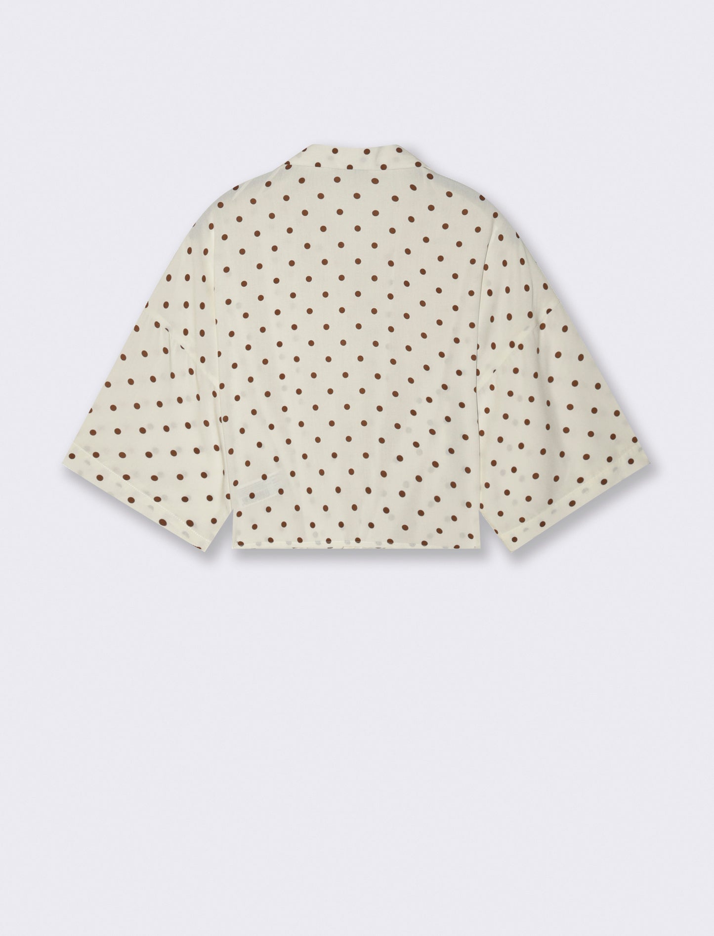 Camicia Stampata Mezza Manica con Nodo - var 2