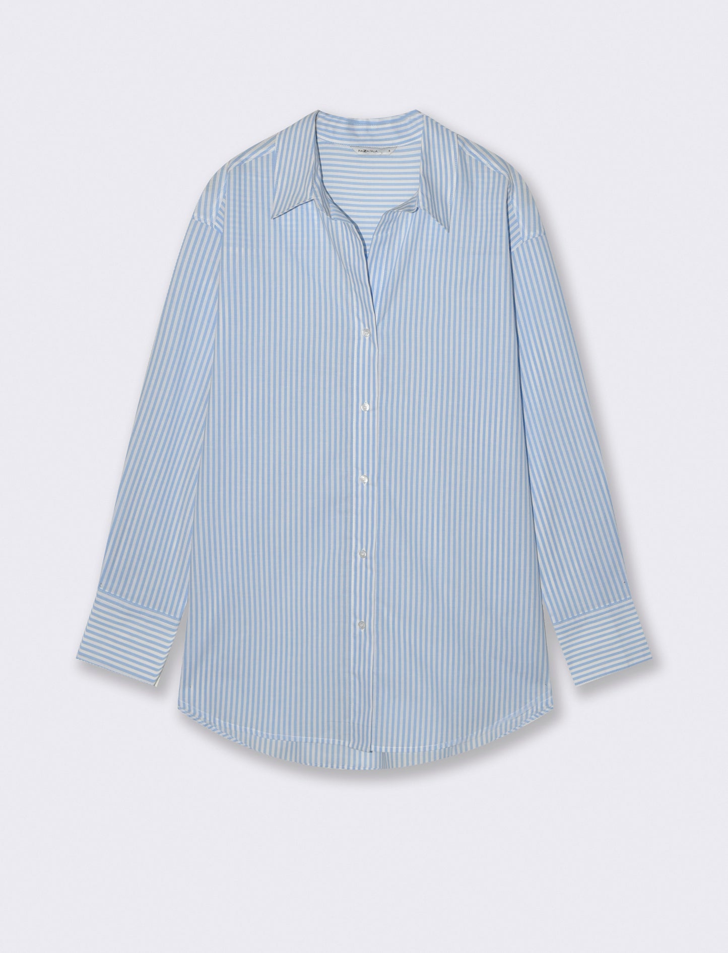 Camicia a righe manica lunga regular - var 1