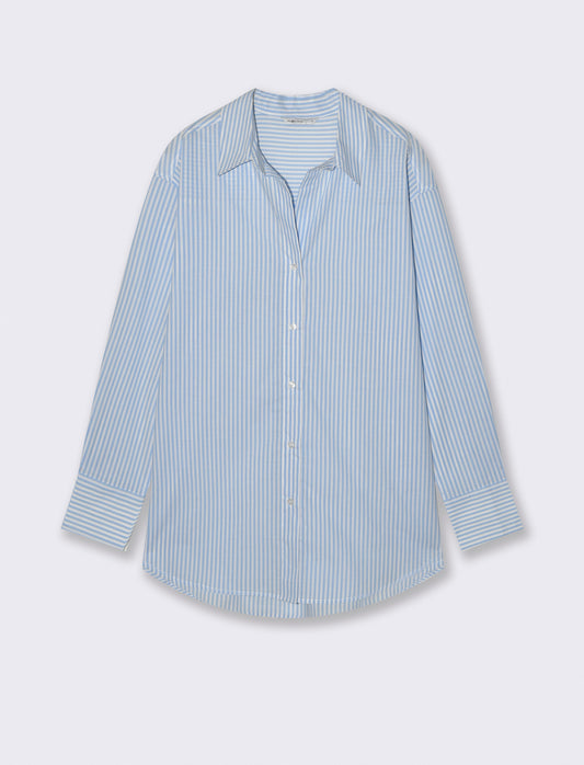 Camicia a righe manica lunga regular - var 1