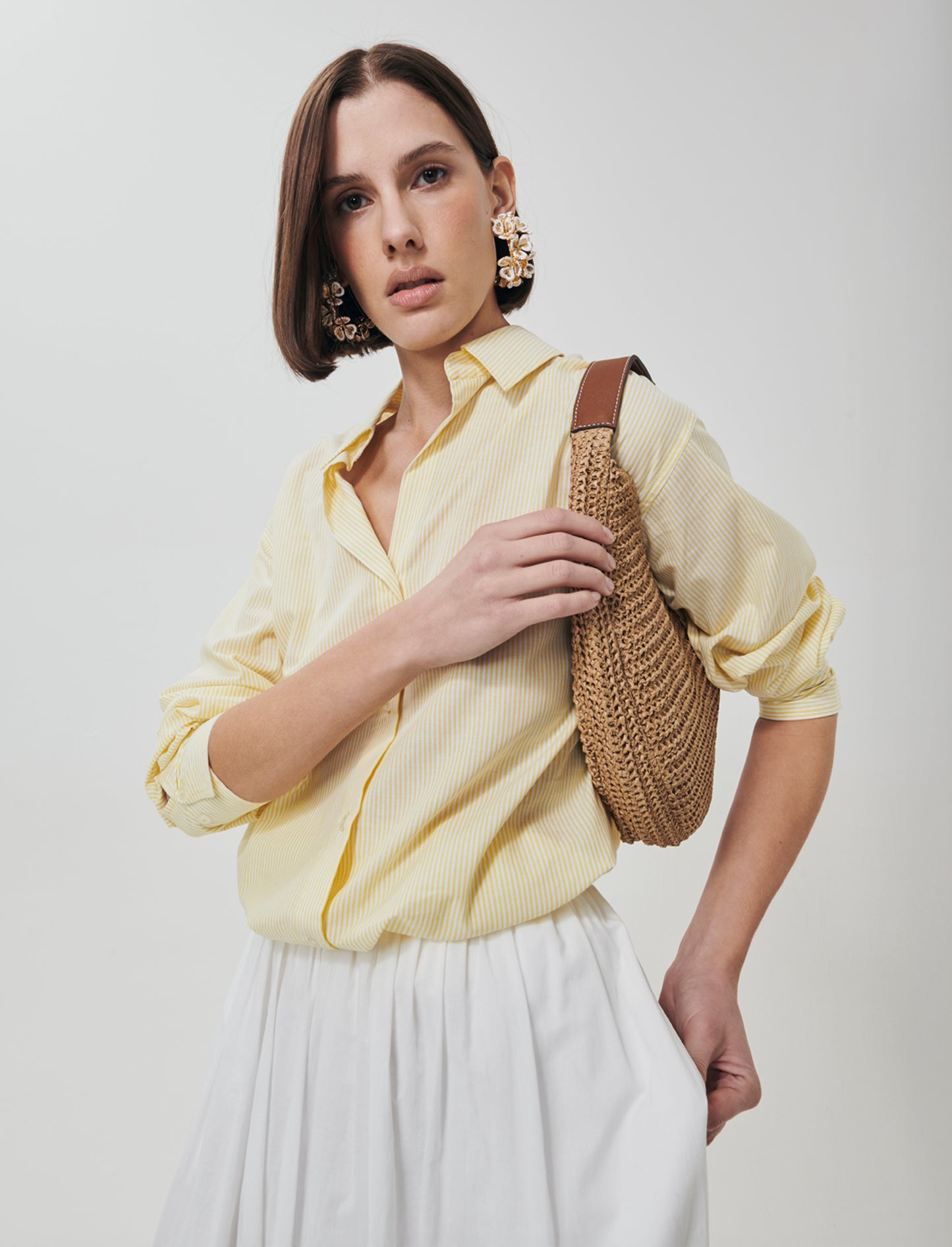 Camicia a righe manica lunga regular - var 2