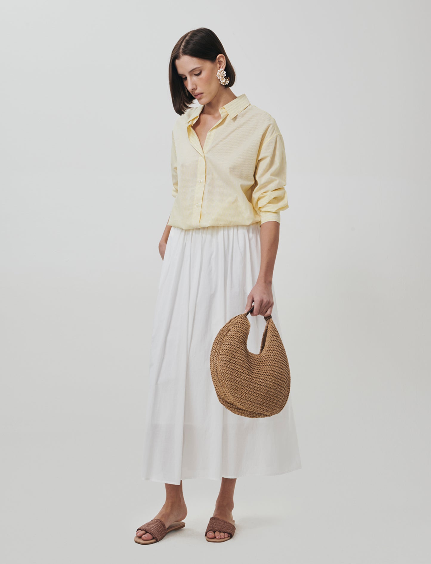 Camicia a righe manica lunga regular - var 2
