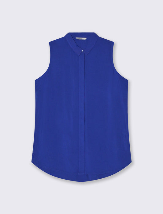 Camicia Giro Manica Basica - Royal