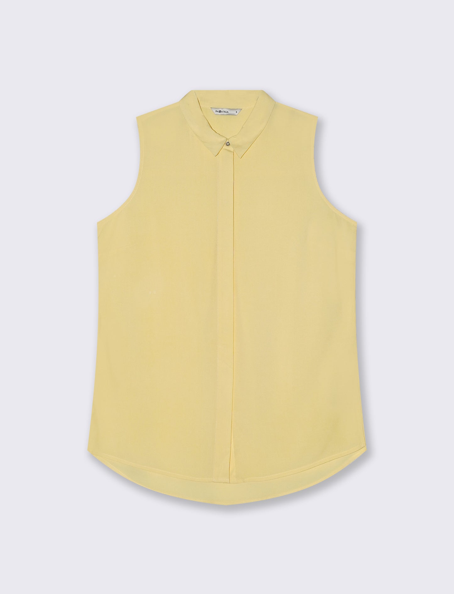 Camicia Giro Manica Basica - Giallo pastello