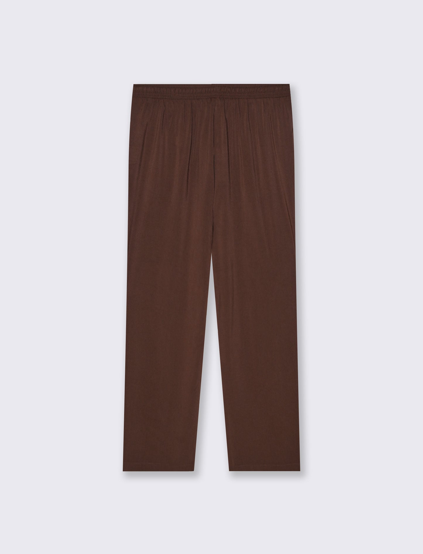 Pantalone con Coulisse ed Elastico - Marrone cioccolato