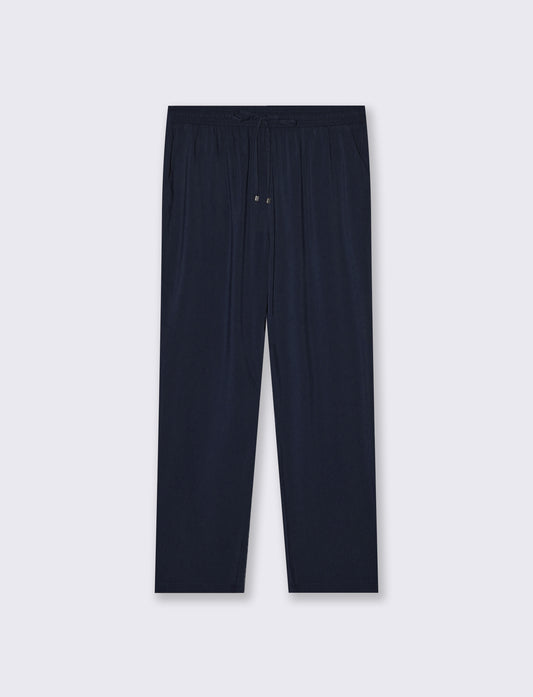 Pantalone con Coulisse ed Elastico - Blu