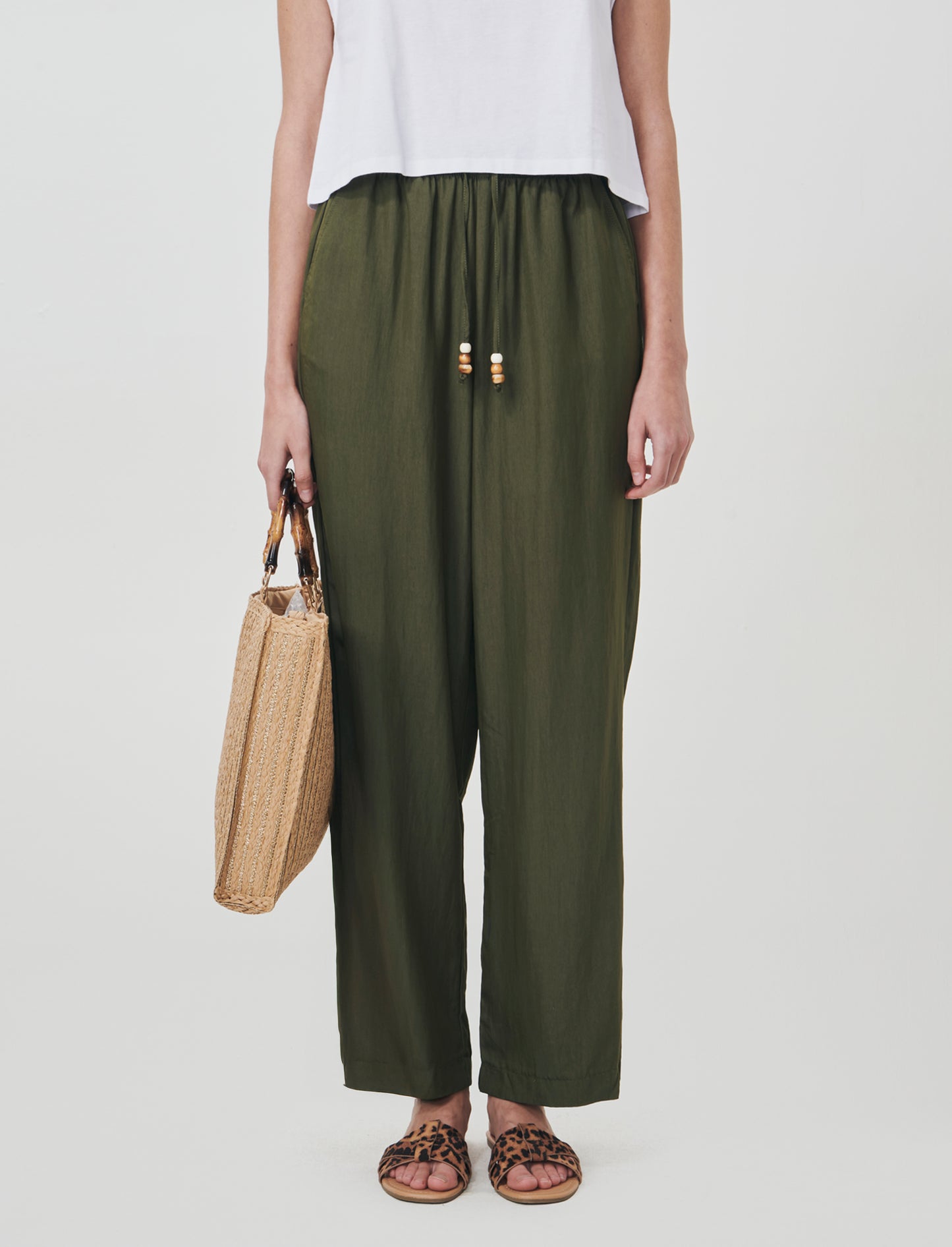Pantalone con coulisse e tasche - Kaky 1