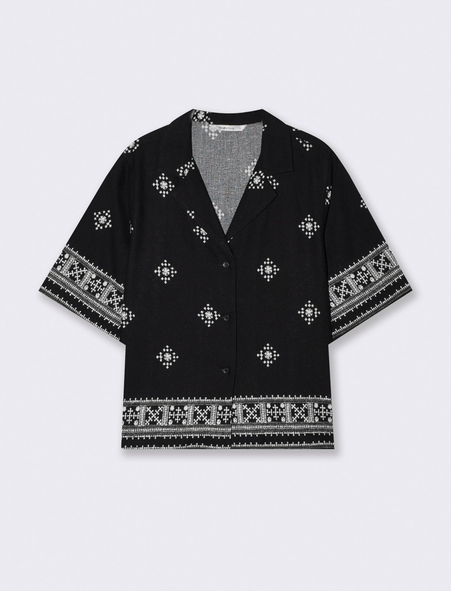 Short Sleeve V-Neck Shirt - 