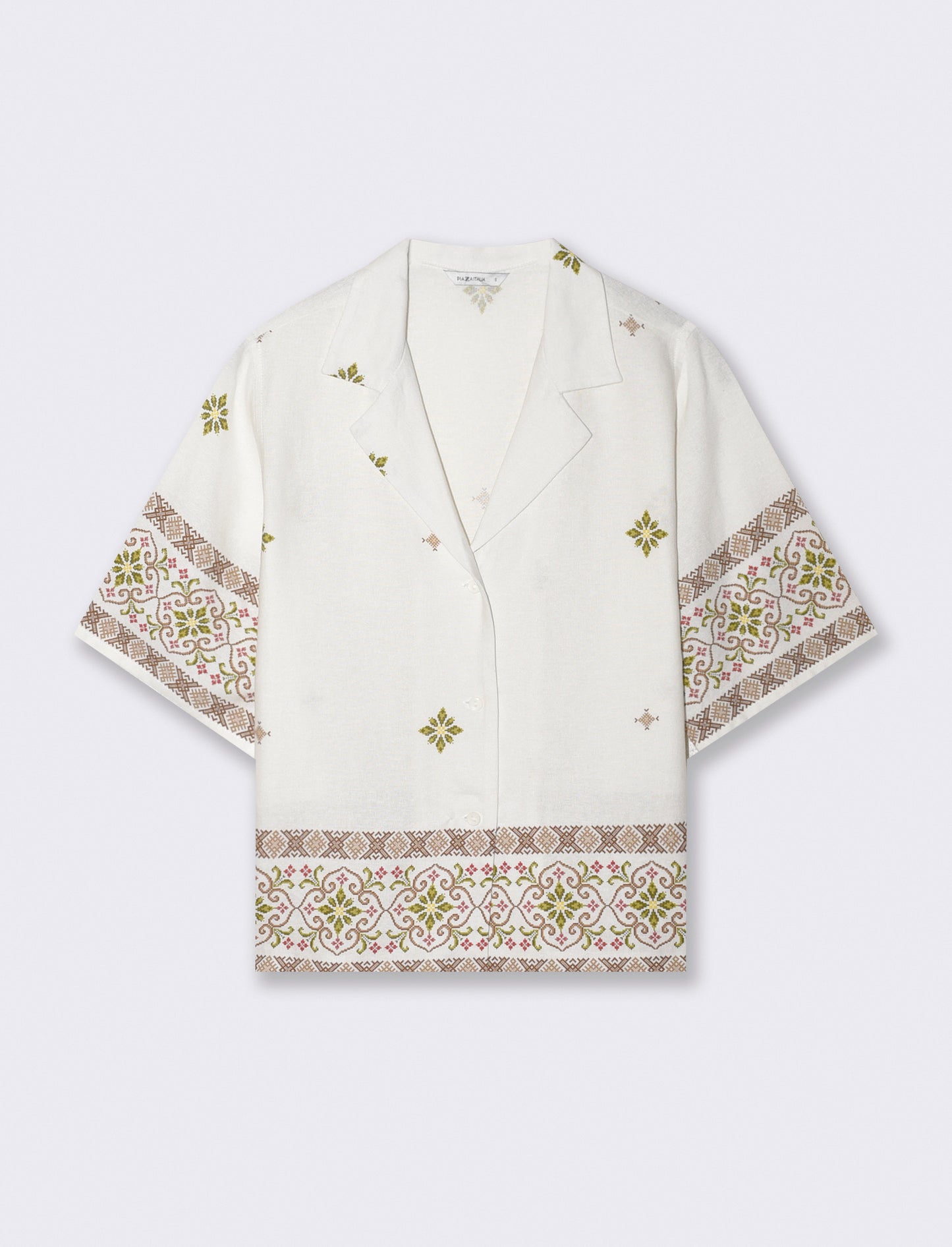 Short Sleeve V-Neck Shirt - 