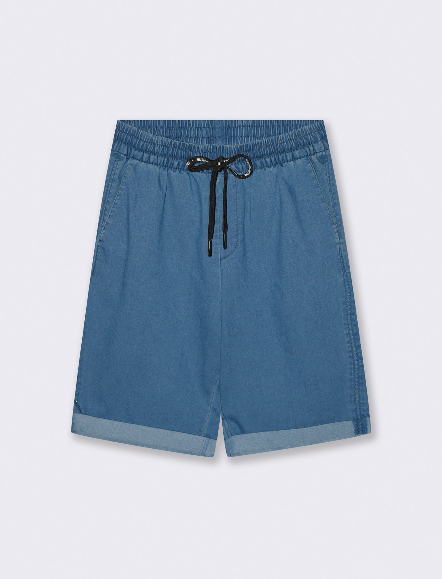 Bermuda con Coulisse ed Elastico - Denim