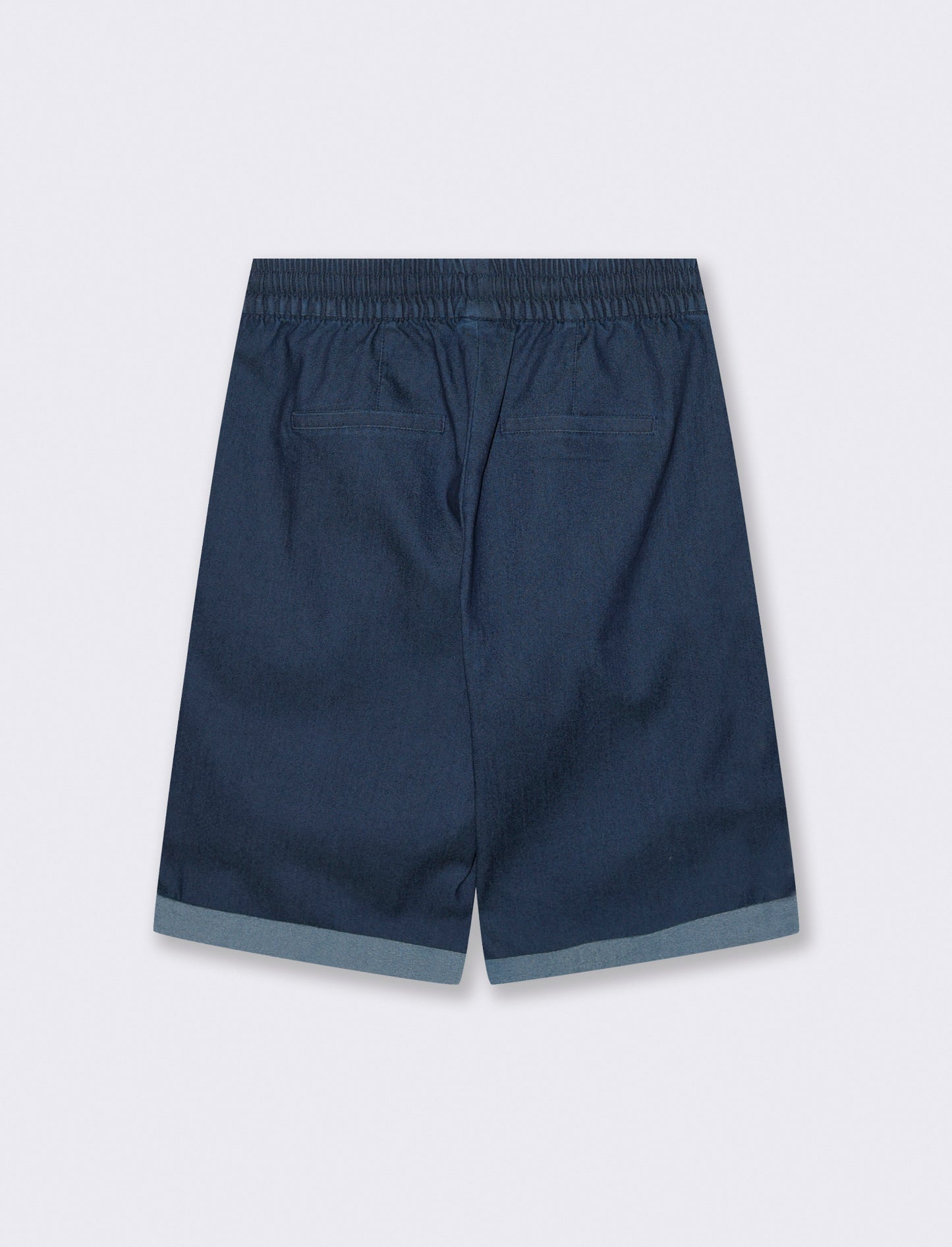 Bermuda con Coulisse ed Elastico - DENIM SCURO