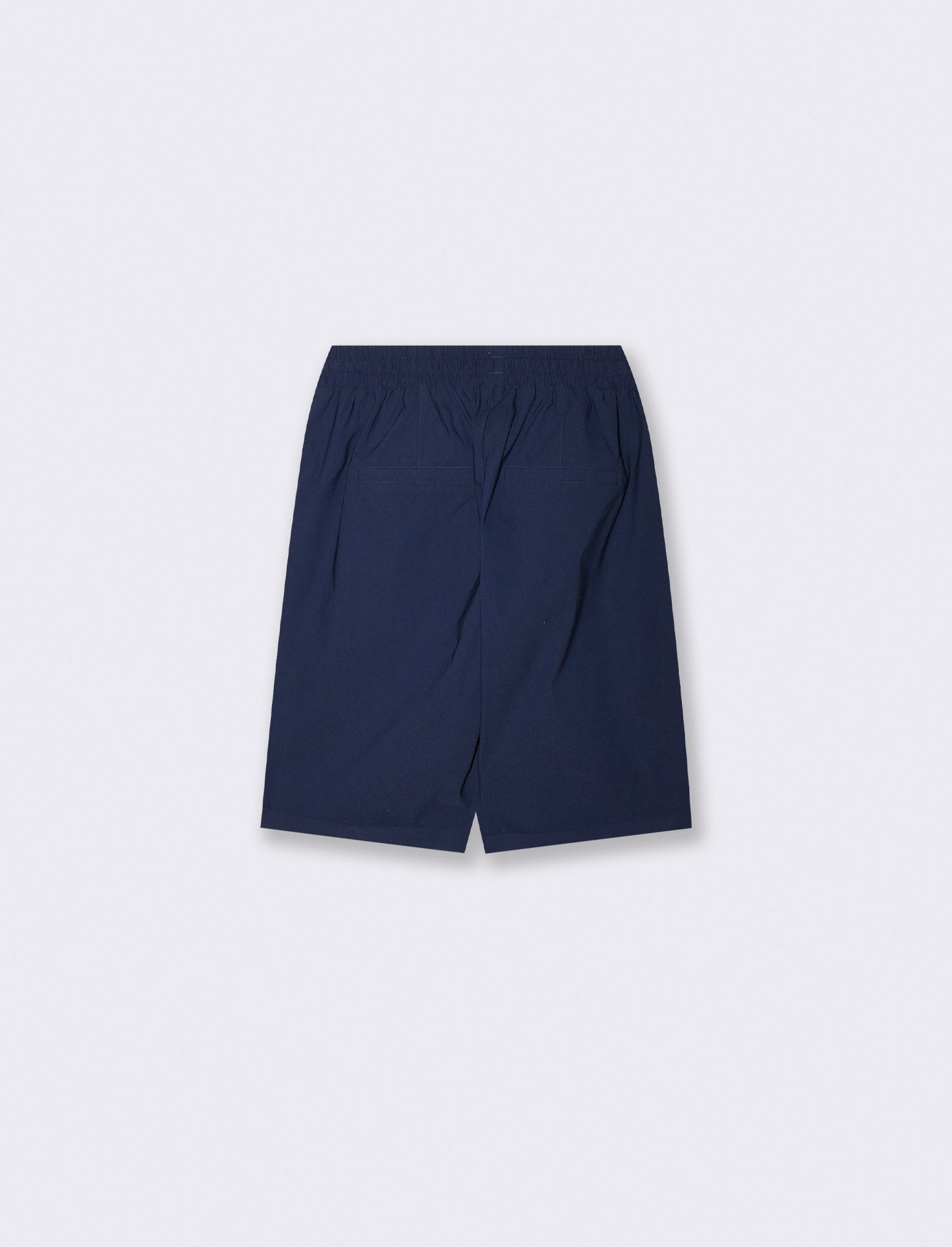 Bermuda con coulisse ed elastico - Blu