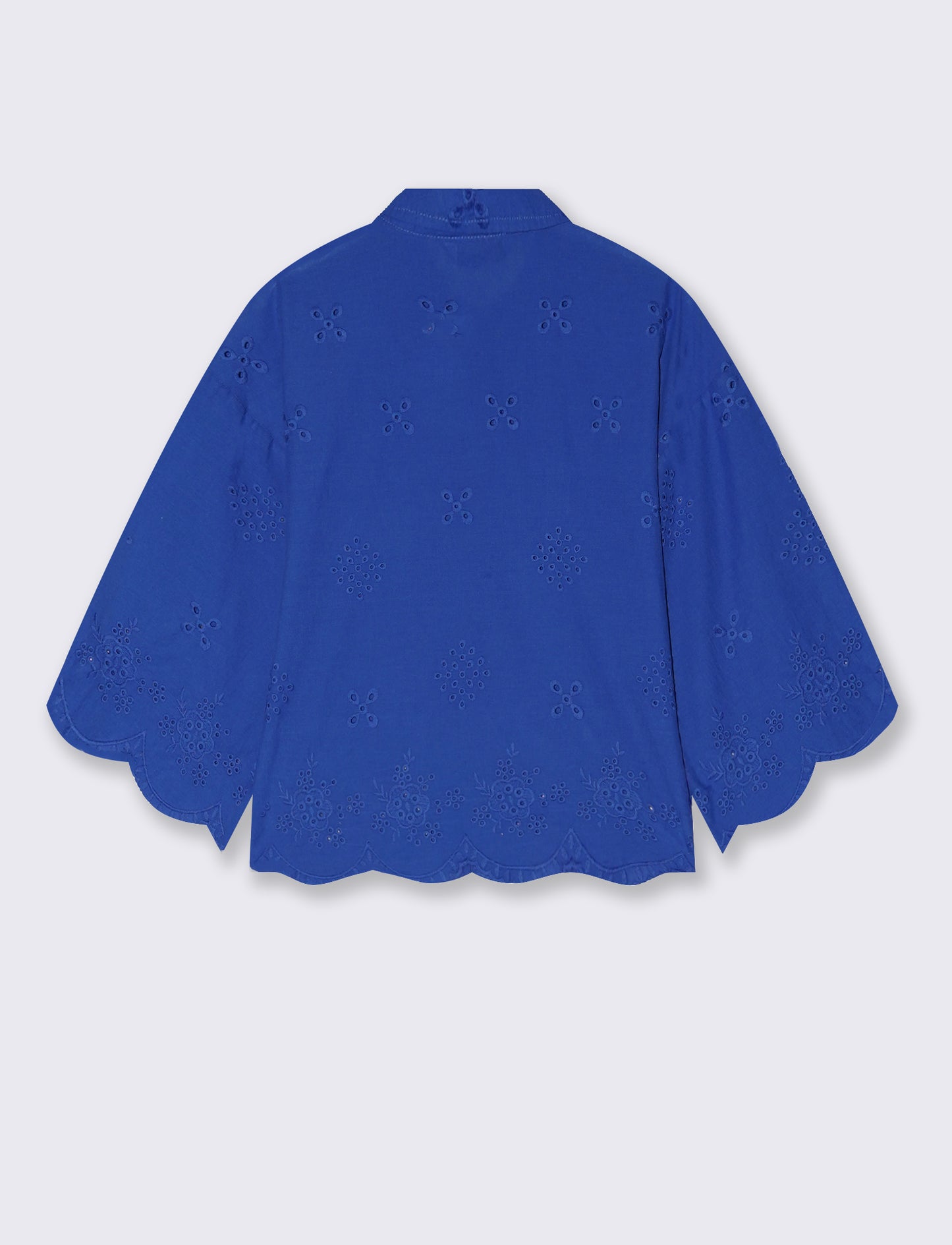 Camicia in pizzo con manica a campana - Royal