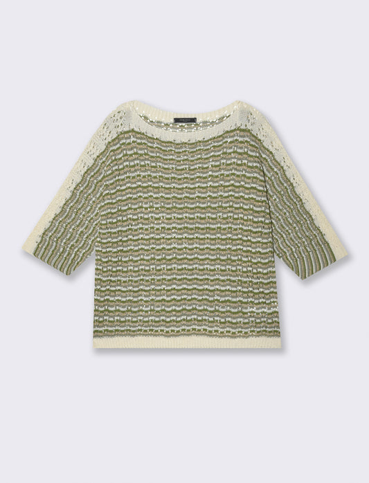 Pullover con maniche a tre quarti - var 1