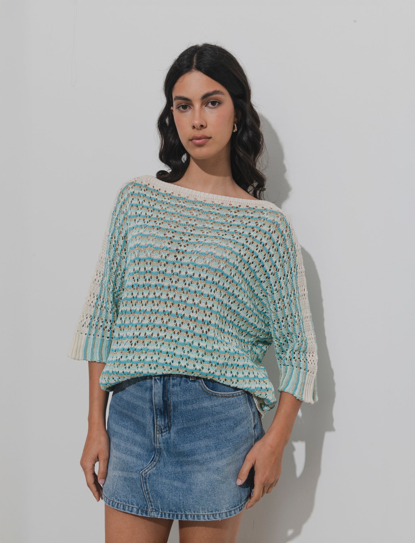 Pullover con maniche a tre quarti - var 2
