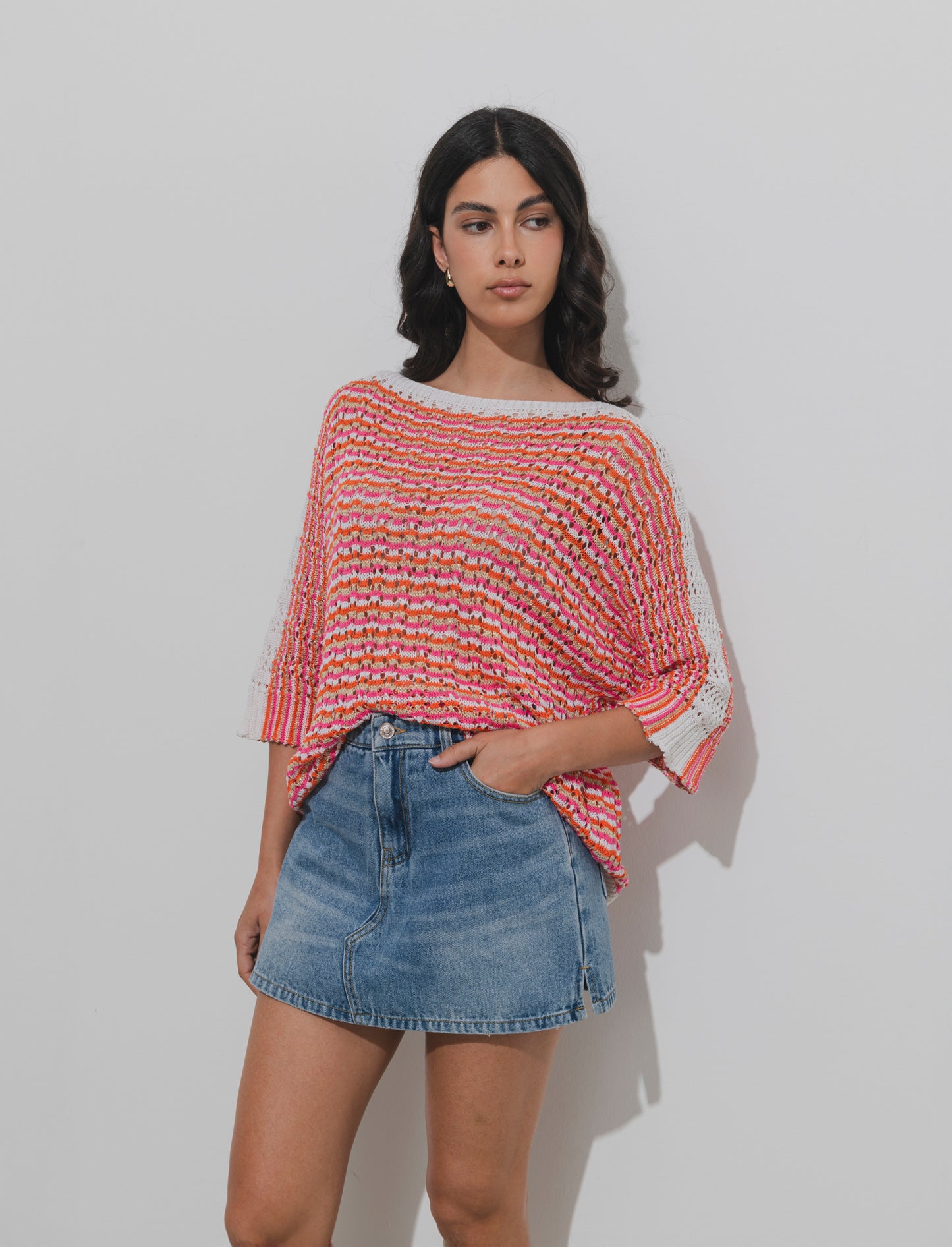 Pullover con maniche a tre quarti - var 3