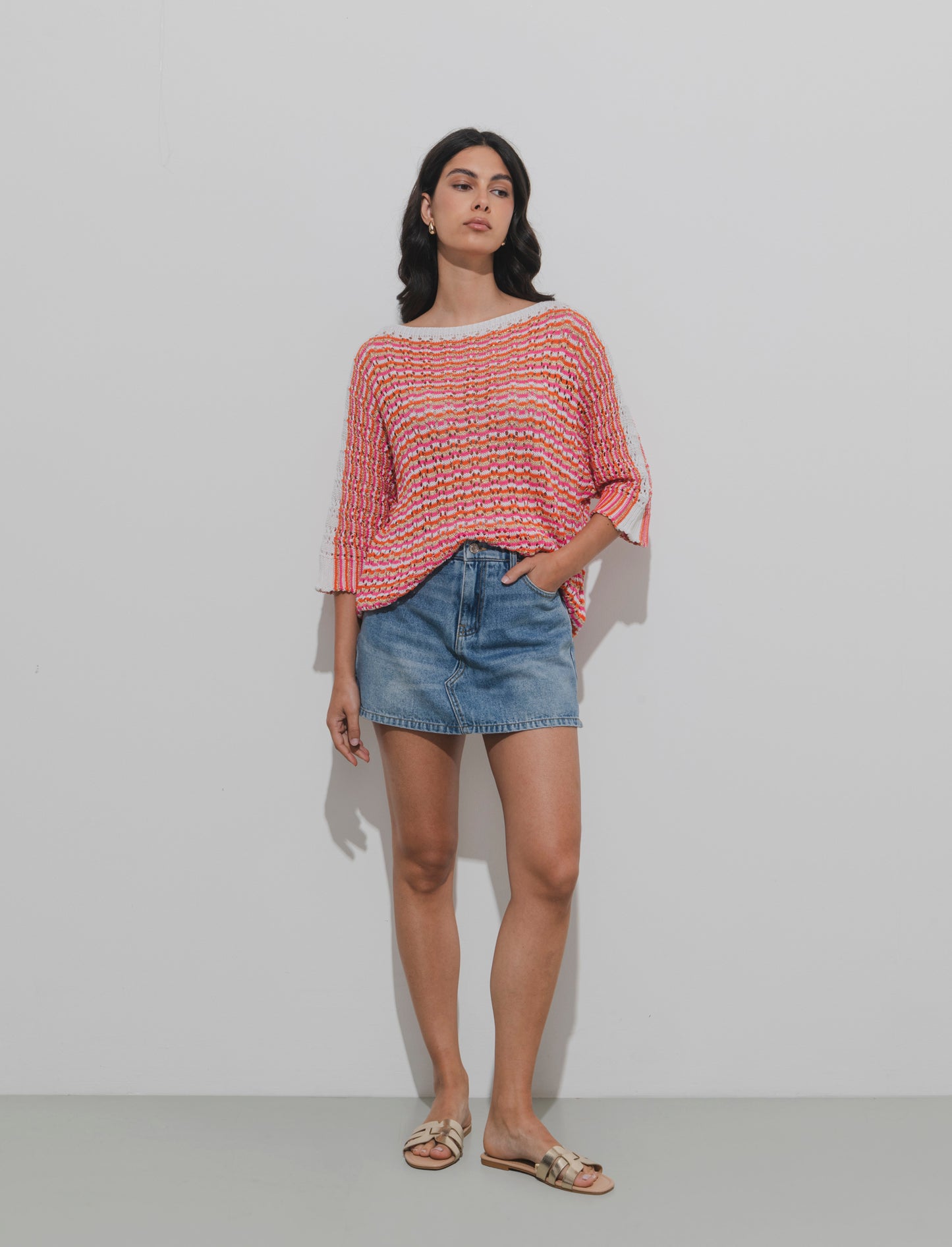 Pullover con maniche a tre quarti - var 3